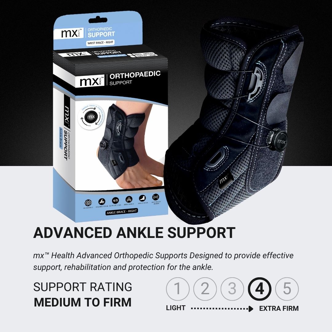 Details of support Advanced Orthopedic supports ankle brace