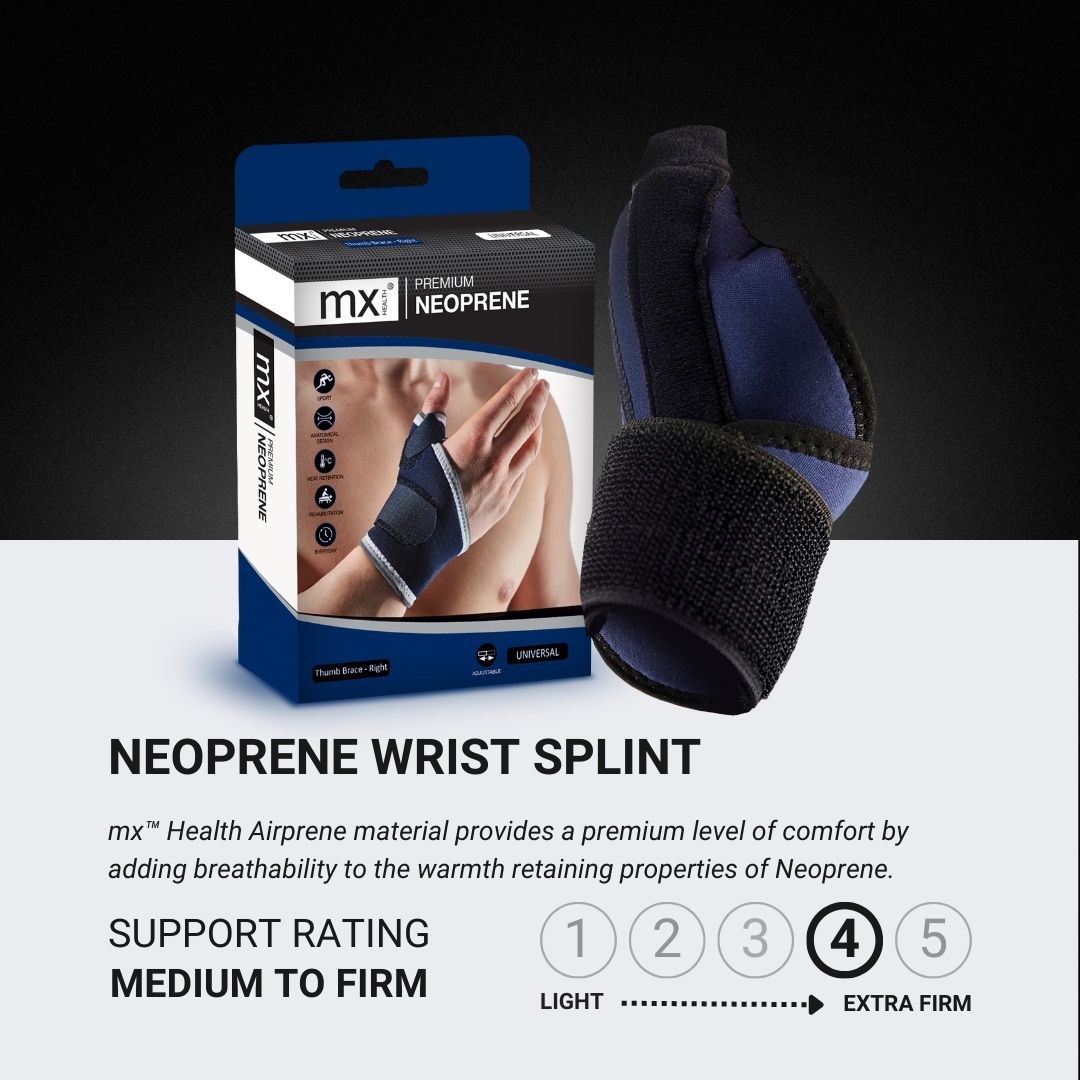 Details of support MX75011 Neoprene Thumb brace