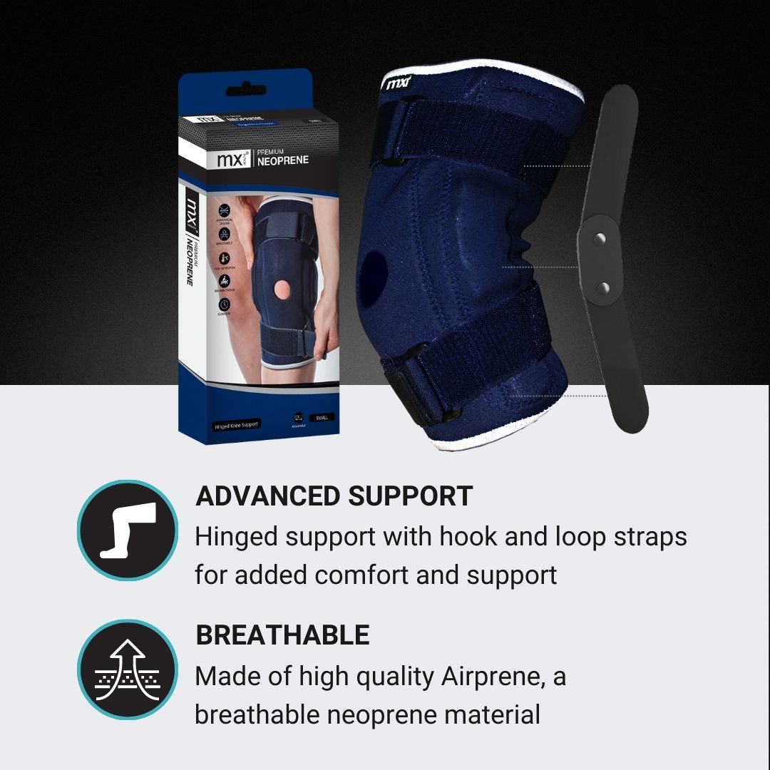 Product Feature 3 MX74001 Neoprene Hinged Knee
