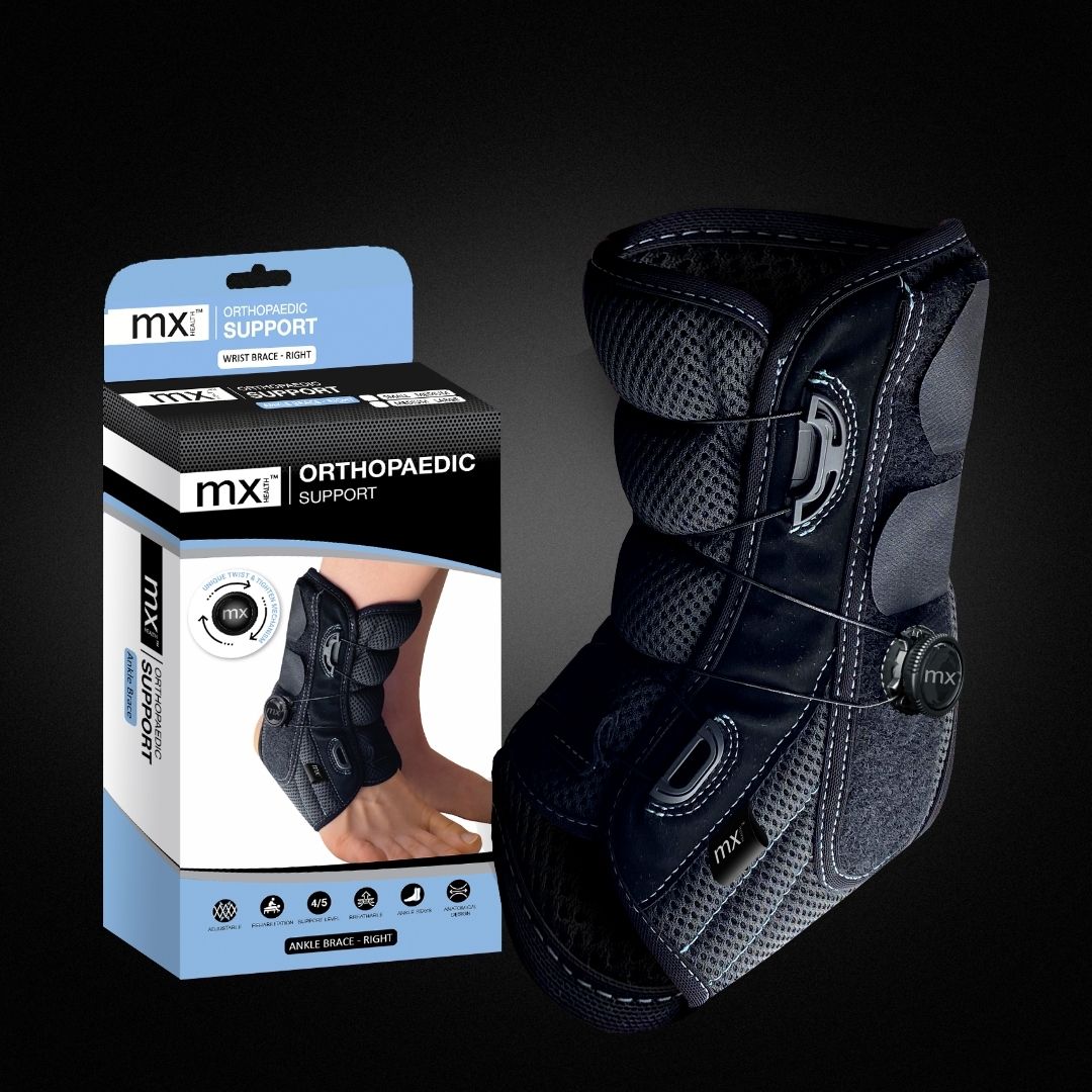 Product With Box Advanced Orthopedic supports ankle brace