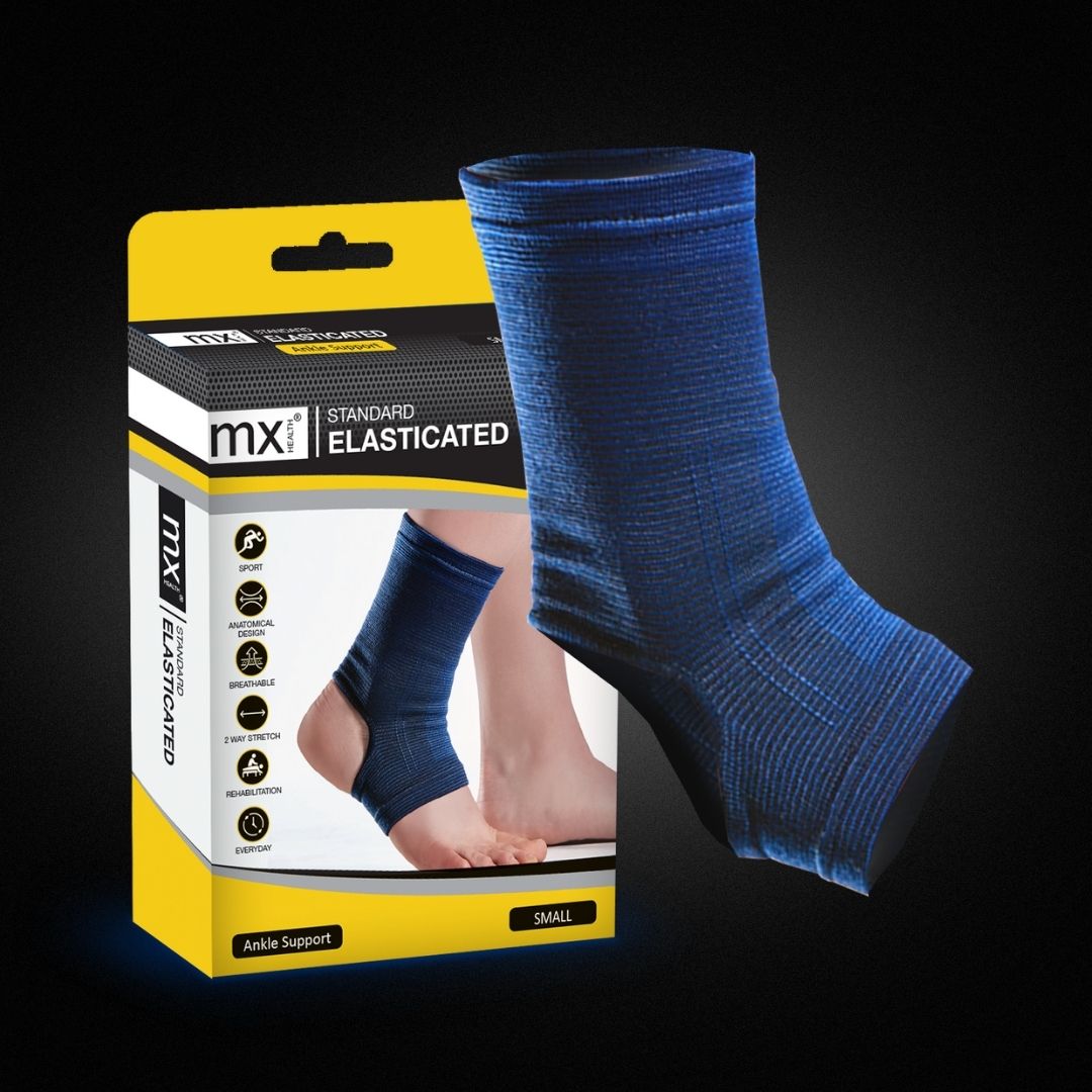 Product and Box - MX71211 - Standard Elasticated - Ankle